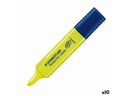 Marcador Fluorescente Staedtler Textsurfer Classic Amarelo 10 Unidades Olysi Shop