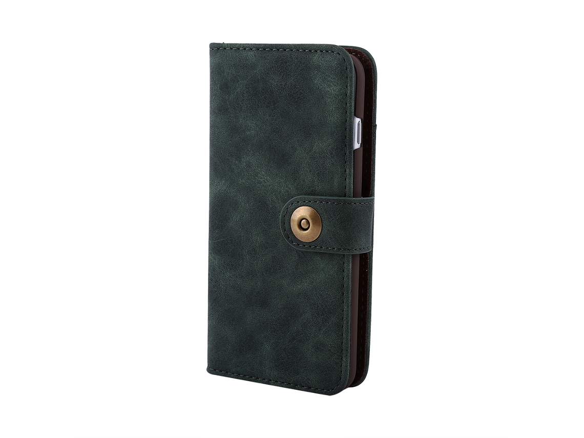 Capa Carteira EOOCOO para iPhone 6/6s Plus, couro com ímã