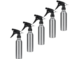Frascos de spray de plástico que economizam trabalho e são fáceis de usar.