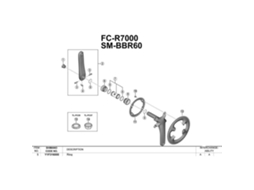 Shimano 105 R7000 Left