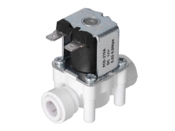 Válvula Solenoide Elétrica Plástica 3/8 Polegada Conector Rápido Normalmente Fechada Dc12v