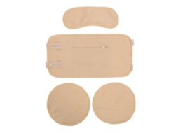 Kit De 4 Packs De Óleo De Ricino Reutilizáveis Com Envolvente E Cintos Ajustáveis