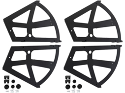 Conjunto De 4 Dobradiças Para Sapateira Com Acessórios Instalação,