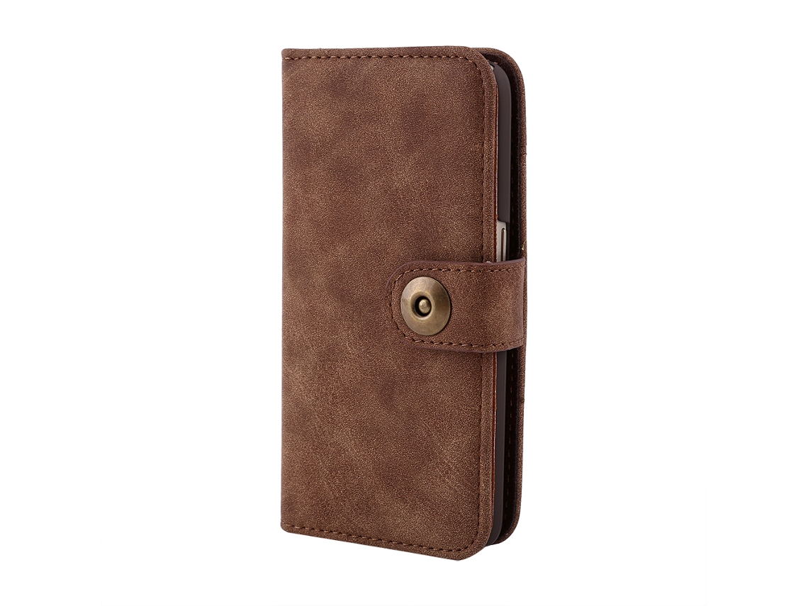 Capa de Couro Split para Samsung S7 Edge com Suporte para Cartões | EOOCOO