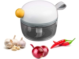 Mini Processador De Alimentos Com Zíper Manual(branco Marfim)