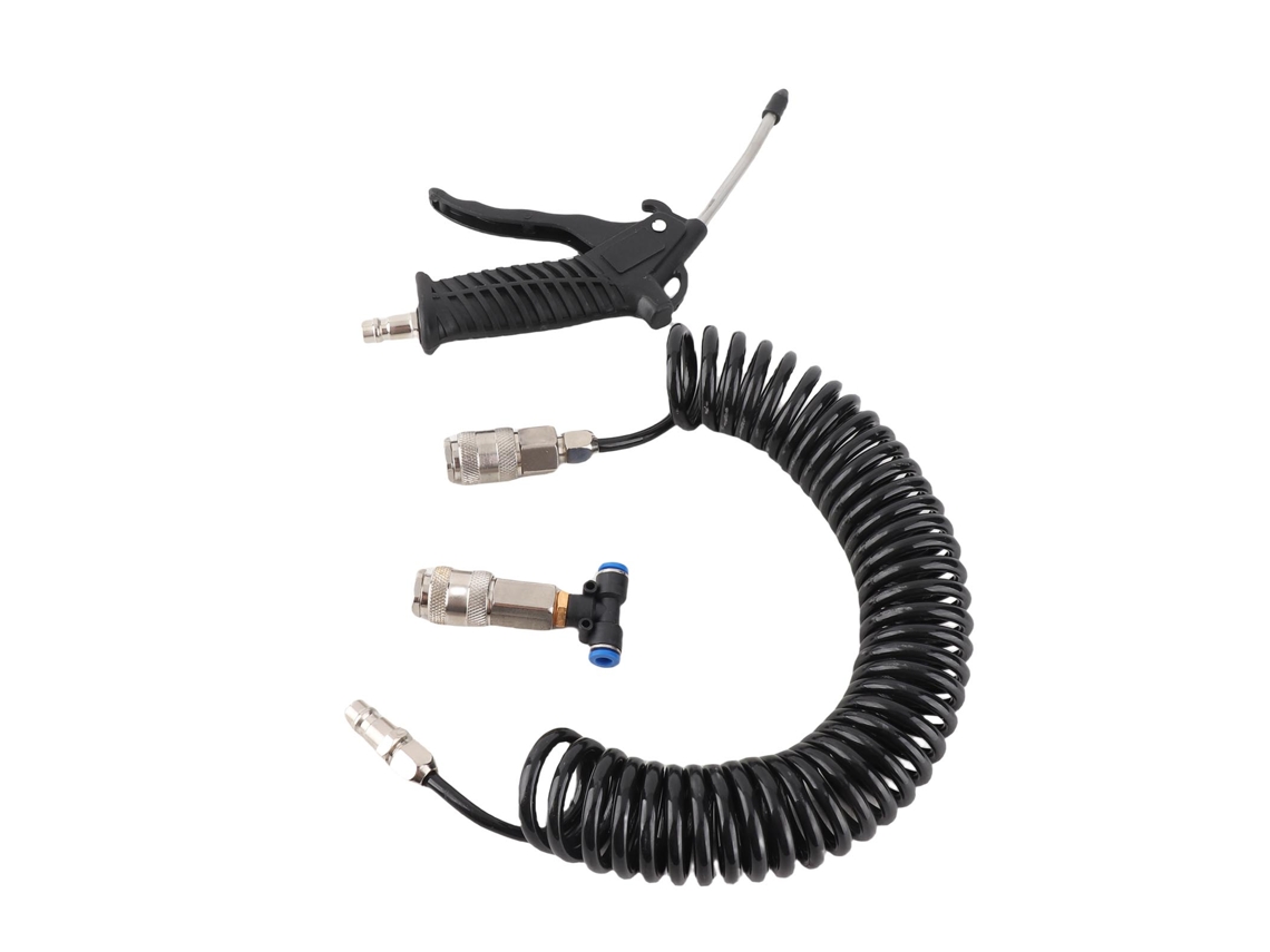Laxiscreed Pistola De Ar Pneumática Com Mangueira Pu E Conector Europeu Para Trabalhos De Ar Comprimido