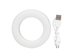 Xj 19 Portable Rechargeable 40 Led Camera Selfie Ring Fill Light 3200k 6500k For Mobile Phone Makeup Live Concert LAXISCREED