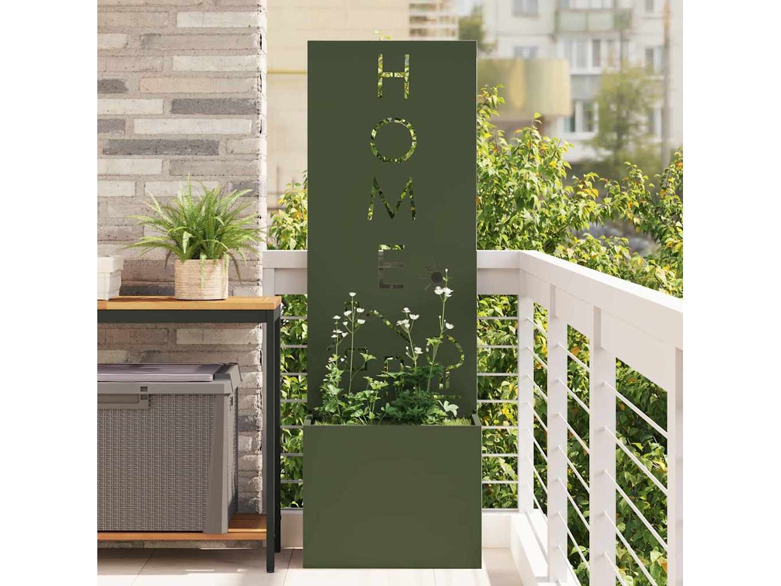 Vidaxl Tela De Privacidade Para Jardim Verde-oliva 50 X 32 X 150 Cm