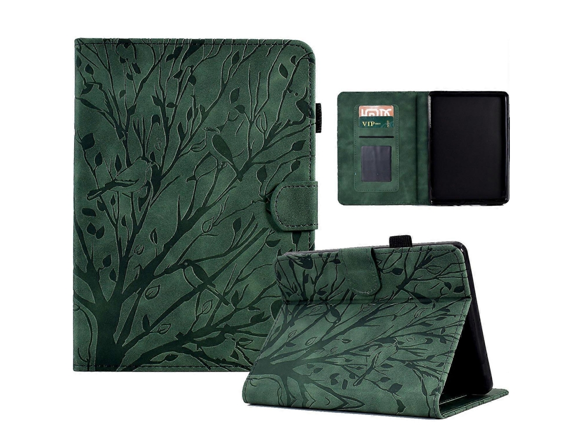 Capa de couro inteligente Webake Fortune Tree Pressure Flower para tablet