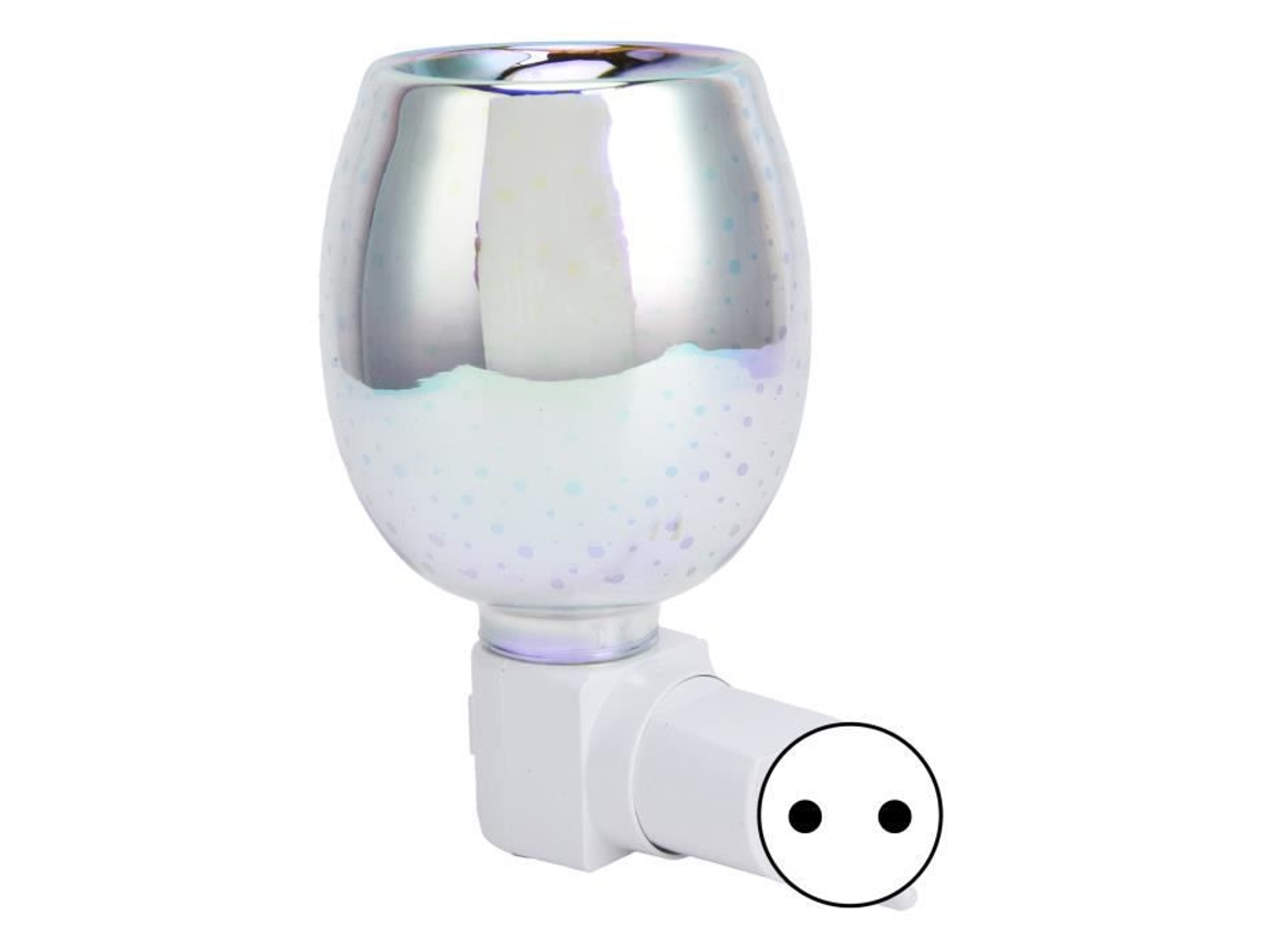 Lâmpada de Fusão de Cera 3D HURRISE Aquecedor Elétrico de Cera Plug-In 3D Sem Fumaça Aquecedor de Cera Aquecedor de Cera Lâmpada Noturna