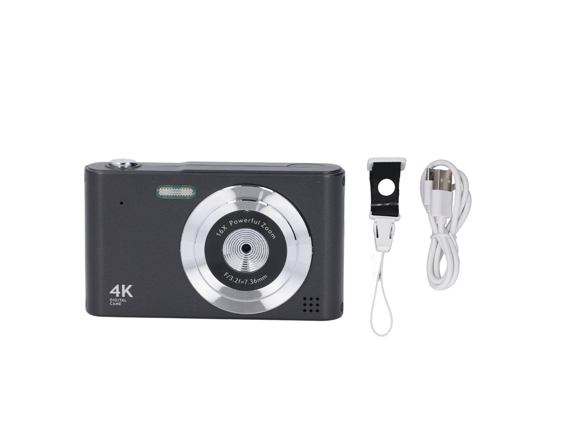 Câmera Digital 48mp 1080p 16x Zoom Anti Shake Portátil com Filtros e Detecção de Movimento | S/MARCA