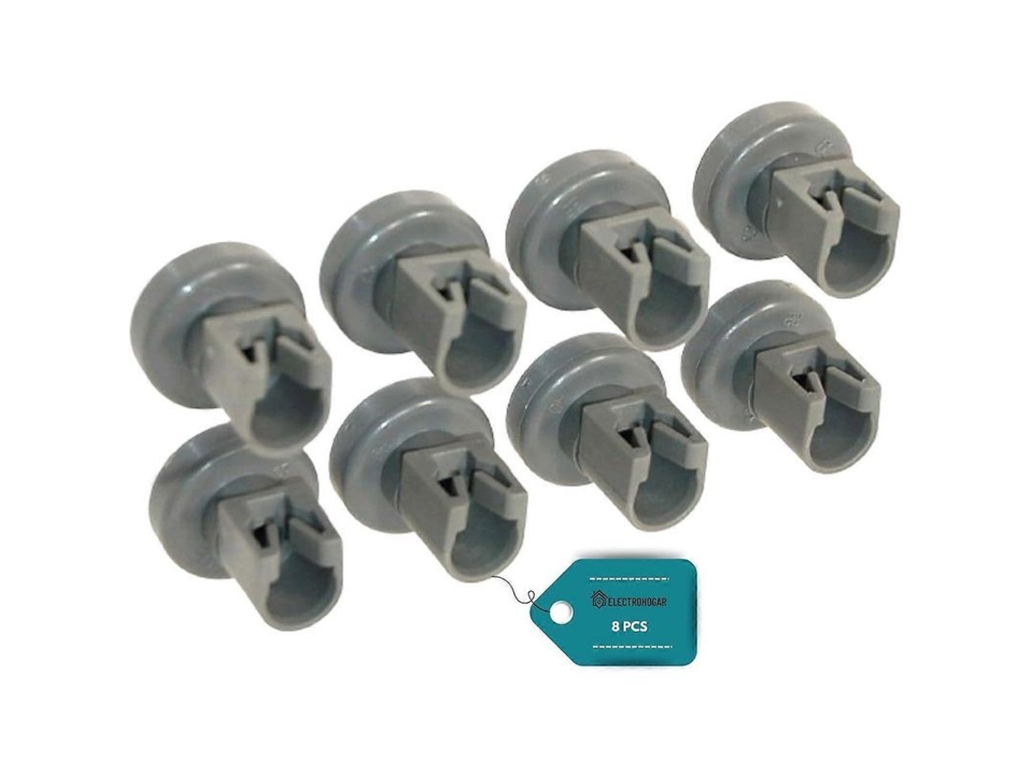 Conjunto Completo De 8 Rodas Para Cesta Superior - Instalação Rápida E Fácil, Sem Ferramentas