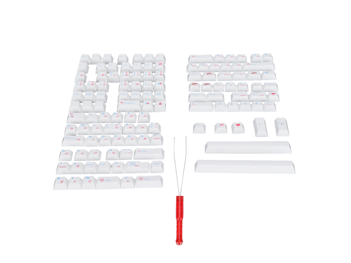 123 Keycaps Pbt Para Teclado Mecânico