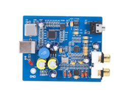Módulo Amplificador Decodificador Sa9023 Placa Usb Acessório Áudio 24 bit 96k Taxa de Amostragem
