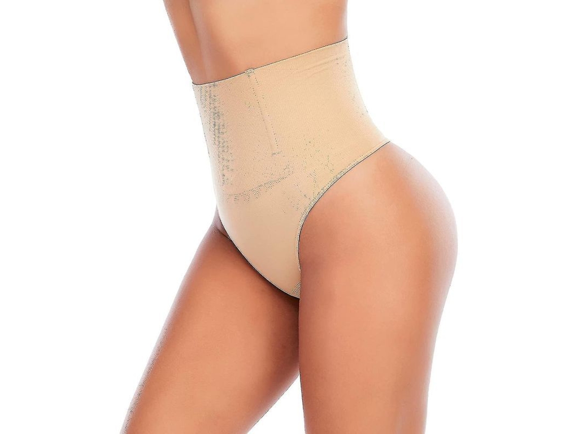 Shapewear Thong Feminino Controle Abdominal Calcinha Alta Modeladora Slimming Body Shaper Panty
