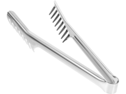 Pinça De Cozinha Uonlytech Em Aço Inoxidável Para Churrasco Com Dentes Antideformação, Estrutura Cientificamente