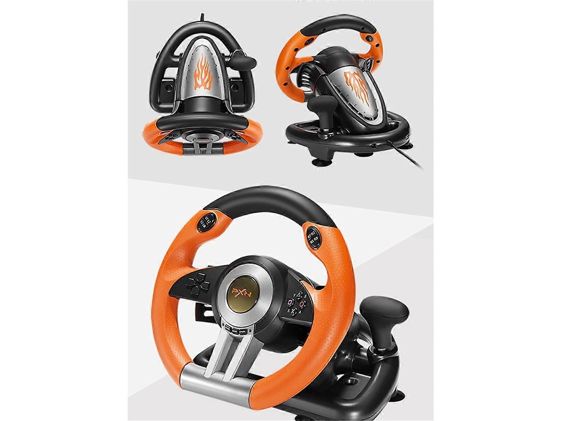 Volante Para Jogos V3ii Preto Com Pedais Slowmoose