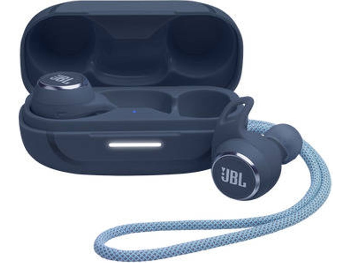 Auriculares Bluetooth True Wireless JBL Reflect Aero (Outlet Grade A - In Ear - Microfone - Noise Canceling - Azul)