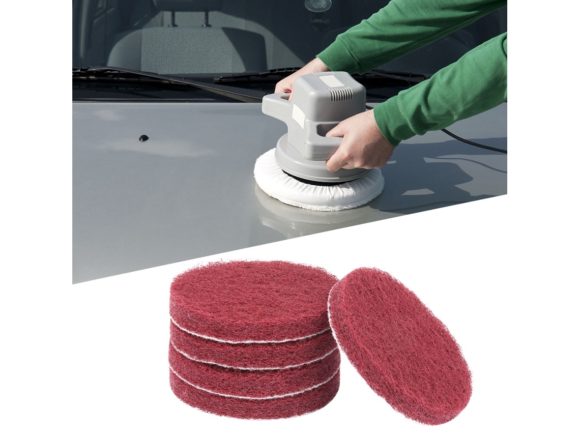 Laxiscreed Pack De 5 Discos De Polimento Autoadesivos De 75mm Para Esmerilhadeiras E Acabamentos