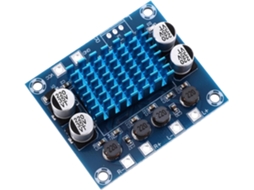 Módulo Amplificador De Áudio Digital De 30 W Com Dois Canais, 12 V-24 V