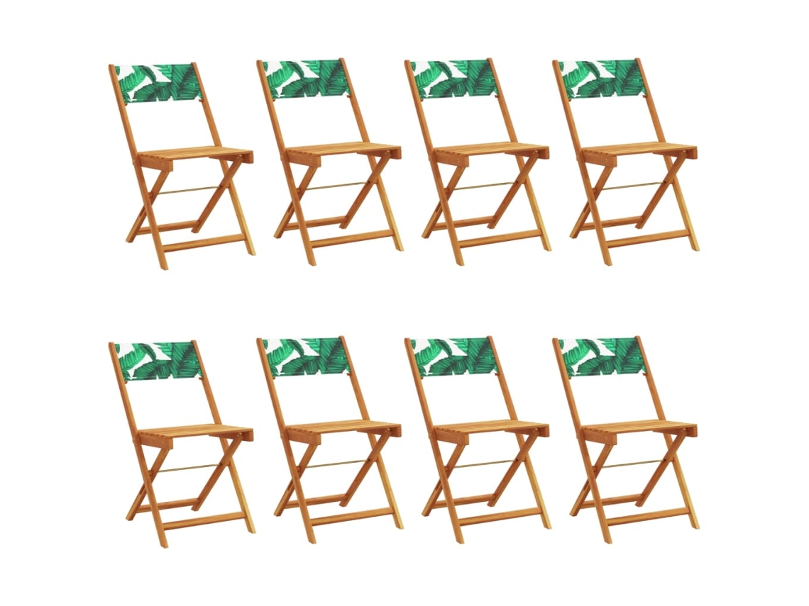 Folding Chair, Folding Chairs Vidaxl Verde Madeira (n/a)