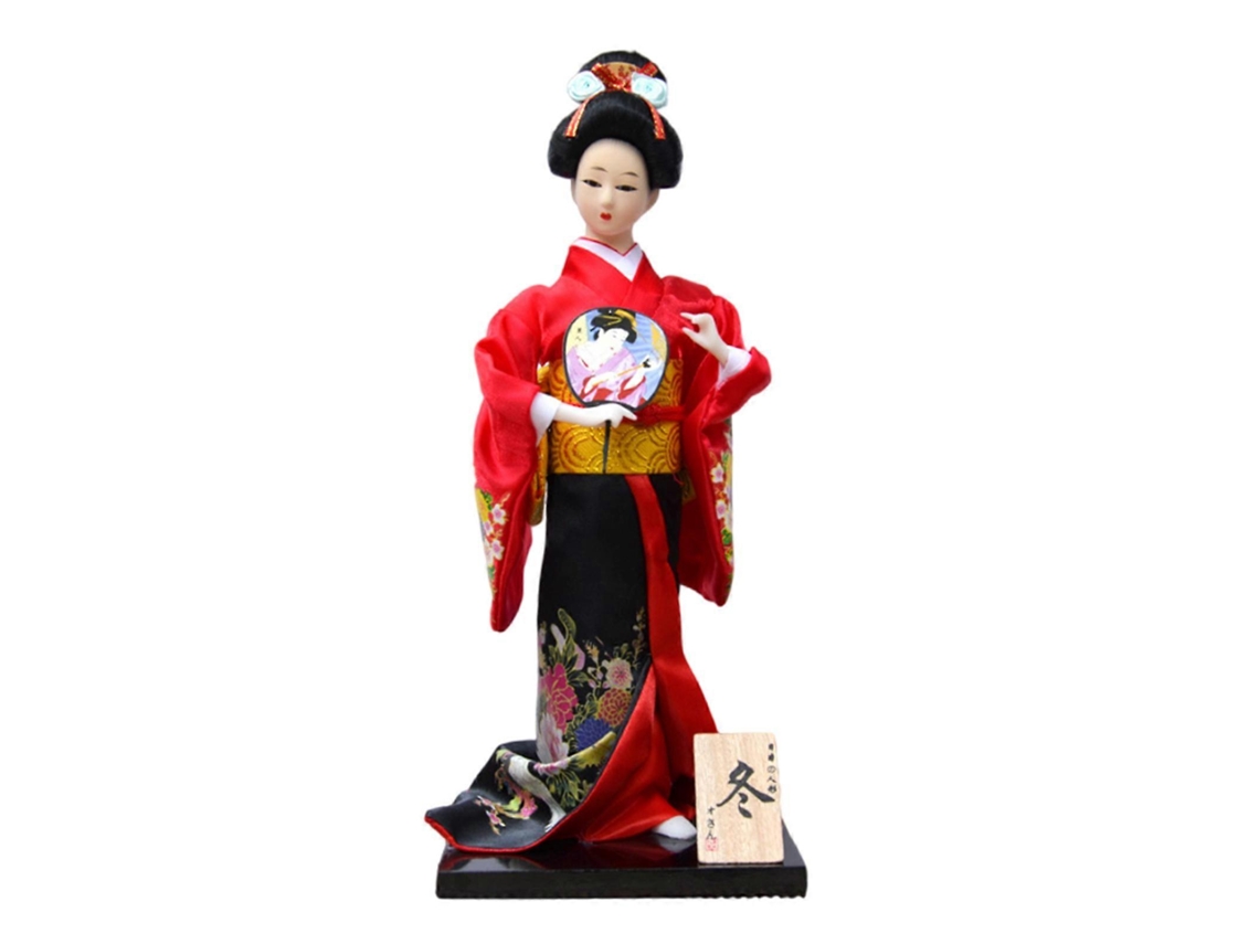 Figurina De Kimono Japonês 12 Polegadas, Peça Decorativa, Para Restaurantes E Casastyle D