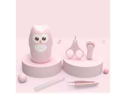 Kit de Unhas Bebê LAXISCREED Rosa Claro