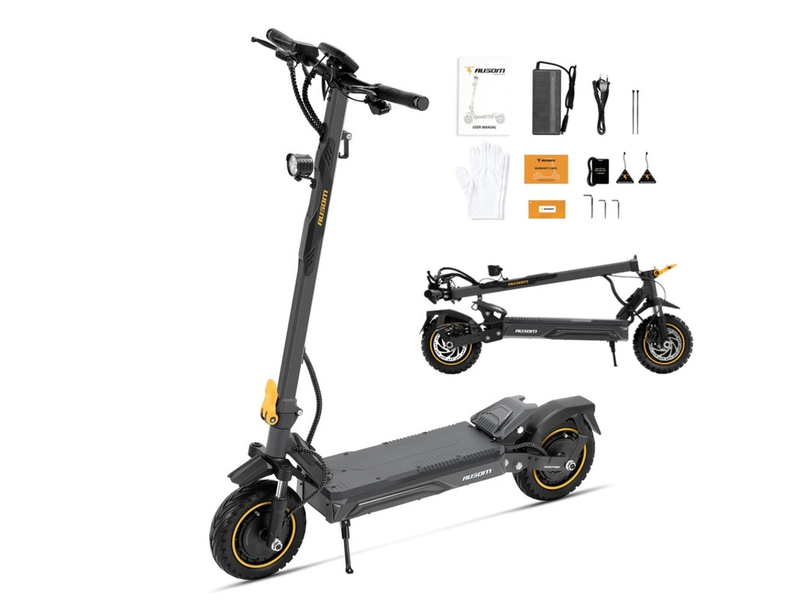 Ausom K20 Pro Trotinete Elétrica 60km/h//motor Duplo 2800w//autonomia Até 90km//bateria 864wh//suspensão Dupla//nfc//travões De Disco E-abs