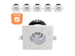 Conjunto de 5 Manchas Led À Prova D'Água Ip65 de 6W HOROZ ELECTRIC