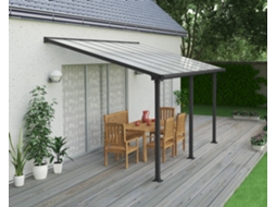 Pérgola CANOPIA Olympia Cobertura para Terraço de Aluminio 3X4.3 m Cinza