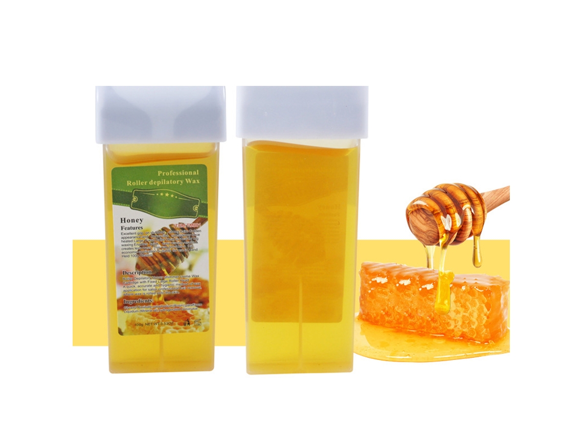 2026 cilindro de Cera Depilatória com Cera de Abelha 100g para Remoção de Cabelo Roll On