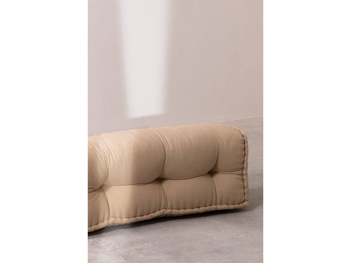 Encosto para Sofás SKLUM Yebel (Castanho - Algodão - 41 x 95 x 34 cm)