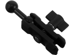 Suporte Giratório Para Celular De 17 Mm Em Liga Alumínio Com Junta Esférica Dupla Plástico E...