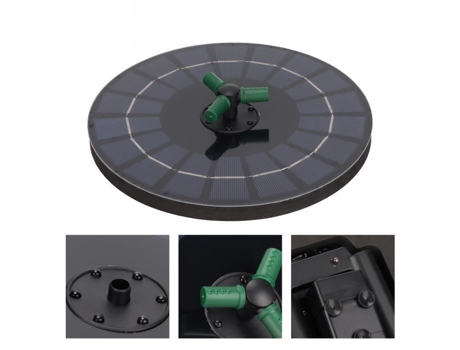 Bomba de água solar SALALIS Bomba de fonte solar para lagoa LED RGB Bomba de água flutuante Bomba de fonte para jardim SALALIS