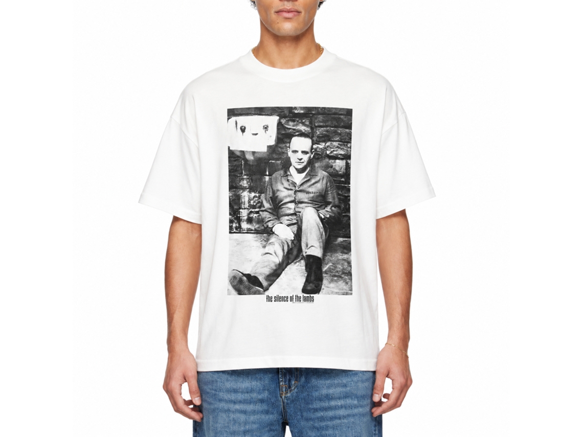 Rockinstone Silence Of The Lambs Movie Lecter White Adult T-shirt Size:xxl