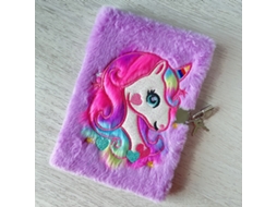 Diário Roxo com Cadeado para Meninas, Unicórnio, Presente de Natal e Aniversário para Meninas de 3 a 14 Anos BRILVIBERA