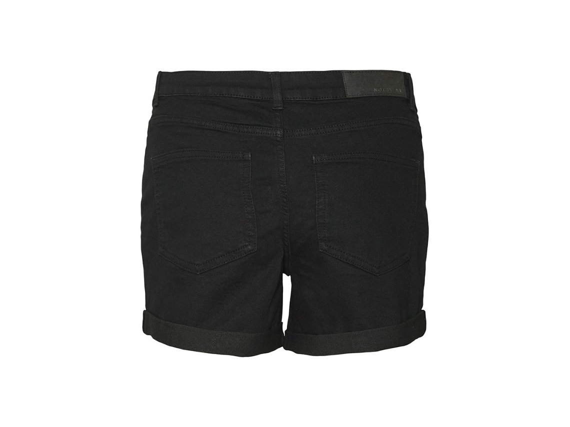 Calção preto sales jeans