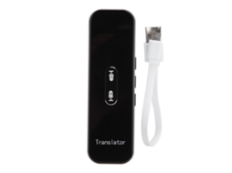 Traductor Portátil Bluetooth para Viajes, Negocios y Aprendizaje, Gris Oscuro | S/MARCA