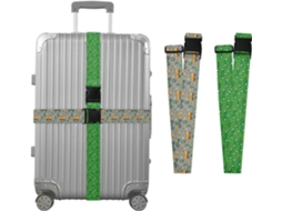 Conjunto De 2 Cintas Fixação Greenv Para Bagagem, Ideais Para Caminhões De Coleta Lixo, Lixeiras De Campos Golfe E Malas