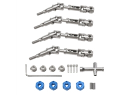 Conjunto de Porcas de Transmissão Cvd Dianteiras e Traseiras em Titânio para o Modelo de Carro Rc Mjx 14211 Hyper Go 1/14. MDUG