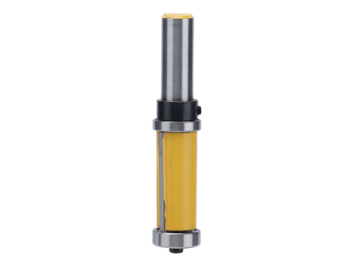 Tupia para madeira Primerox com haste de 1/2" e rolamento duplo para cortes suaves.