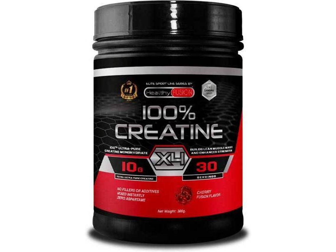 Suplemento Alimentar HEALTHY FUSION 100% Creatine X4 Creatina Microfiltrada Pura com Vitamina B6