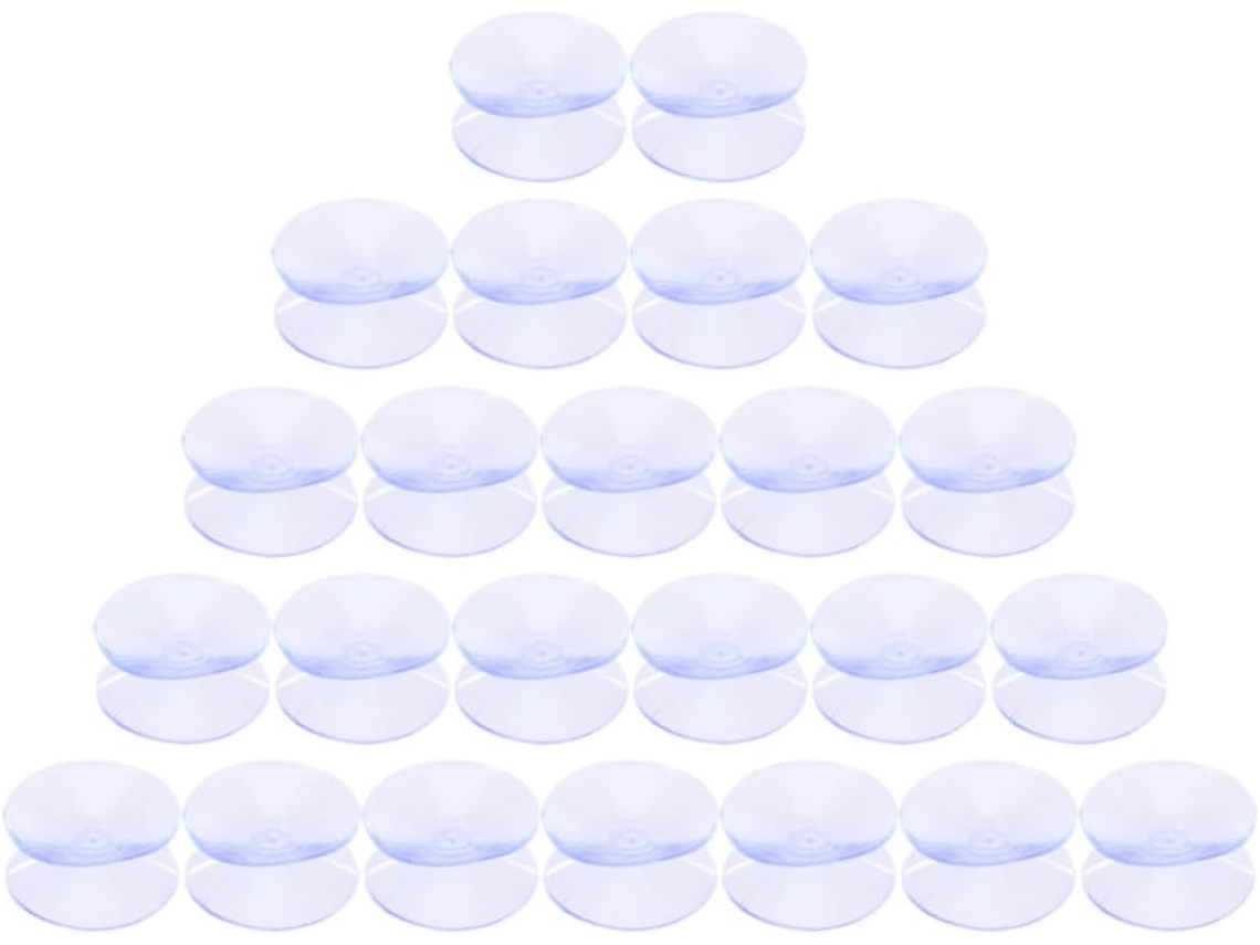 Abaodam Almofadas Protetoras Transparentes De Dupla Face Com 24-ventosas Silicone Para Fácil Instalação E Amortecimento