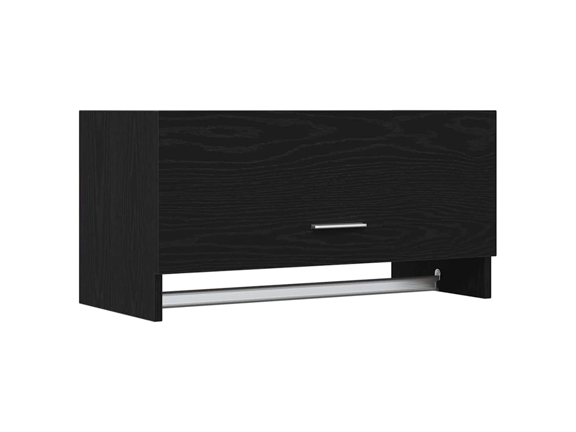 Guarda Roupa com Gaveta Carvalho Preto 70x32,5x35 cm MAISON EXCLUSIVE