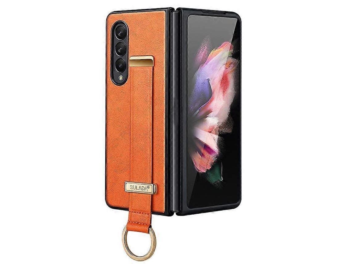 Capa Couro Antichoque Para Samsung Galaxy Z Fold4, Elysve