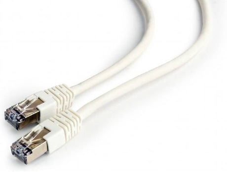 Cabo de Rede Cat.6 Shielded 3Mt Branco