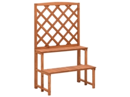 Suporte De Plantas Com Treliã§a 70x42x115 Cm Abeto Maciã§o DKD HOME DECOR