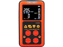 Detector Multigás 4 em 1, Monitora Oxigênio , Sulfeto de Hidrogênio (h2s) e Monóxido de Carbono (co). SFUSHOS (o2)