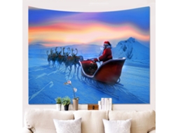 Cobertor de Lã de Papai Noel Cobertor de Natal Fofo Cobertor de Papai Noel para Crianças G002-150*130Cm