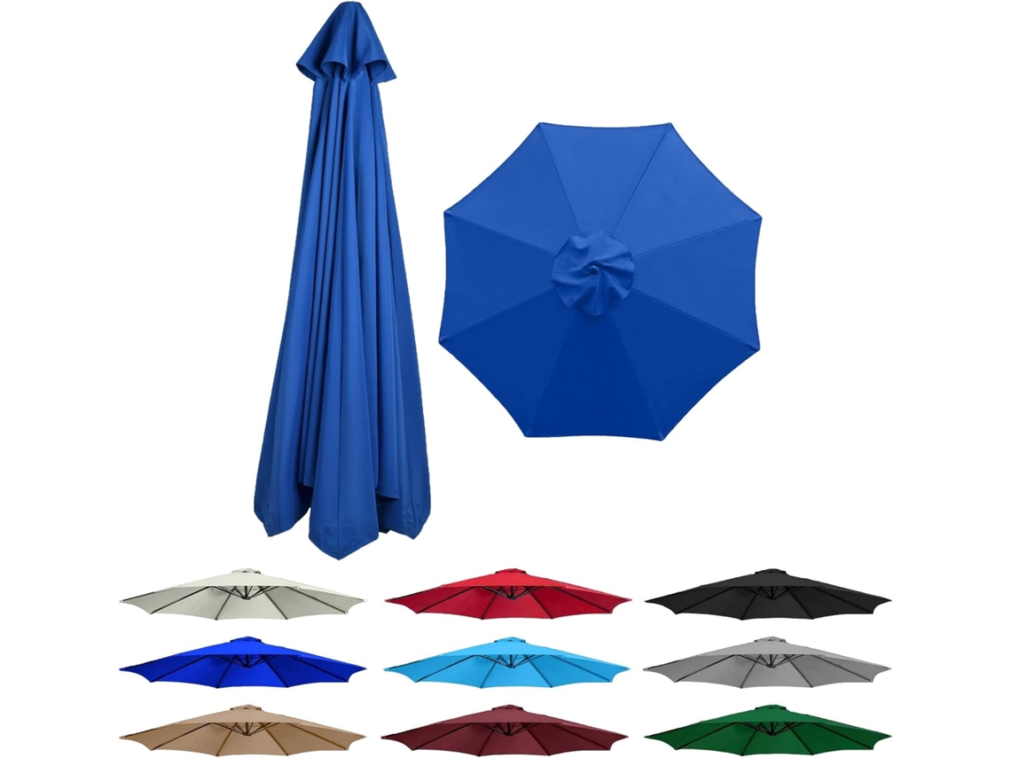 Capa Superior Em Poliéster Azul Com Proteção Uv Impermeável